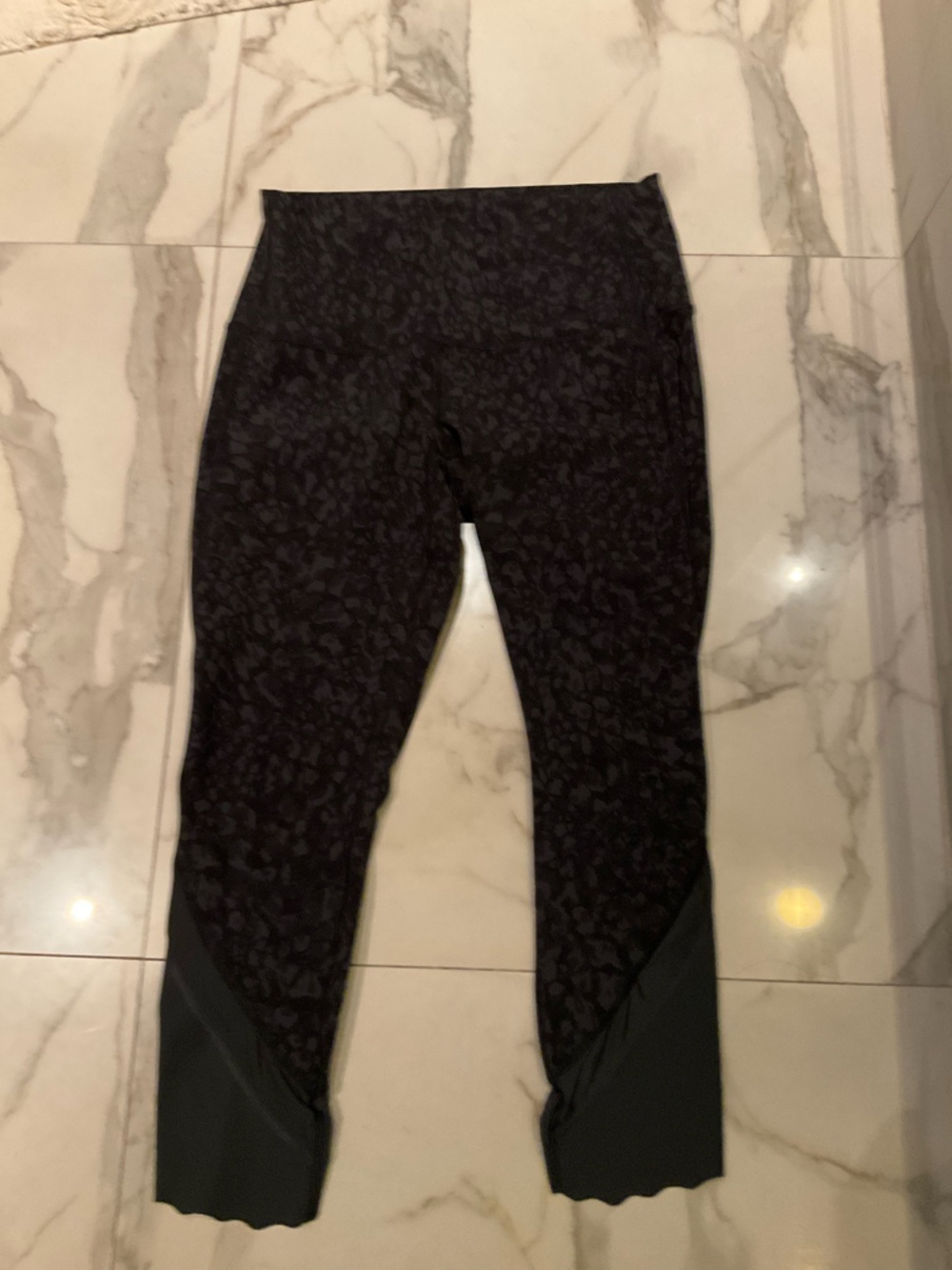 Lululemon athletica Black Leopard Print Leggings
